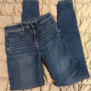 American Eagle Outfitters Women's Classic Blue Skinny Jeans